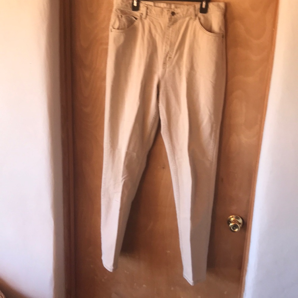 Vintage Riders by Lee denim beige size 16 long